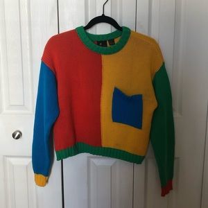 Vintage Colorblock Sweater
